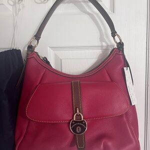 Dooney & Bourke Red Leather Shoulder Bag